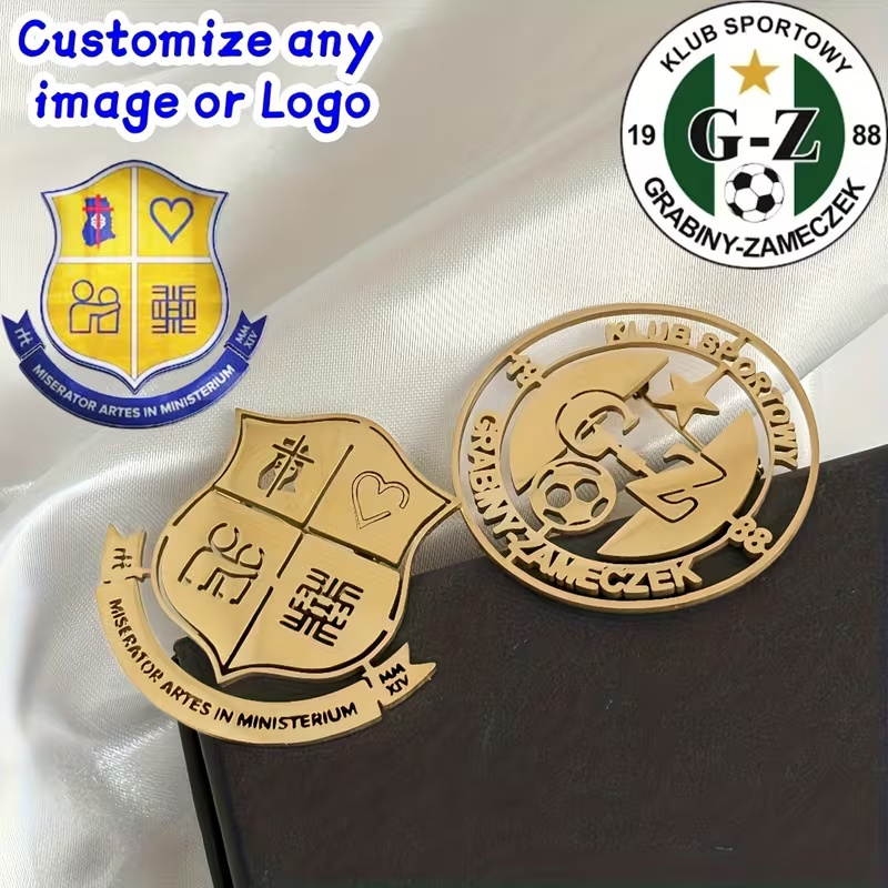 Custom Logo Brooch Simple Crea - Women Accessories Logo 评论和价格