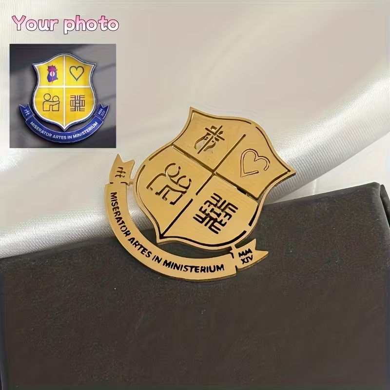 Custom Logo Brooch Simple Crea - Women Accessories Logo 评论和价格