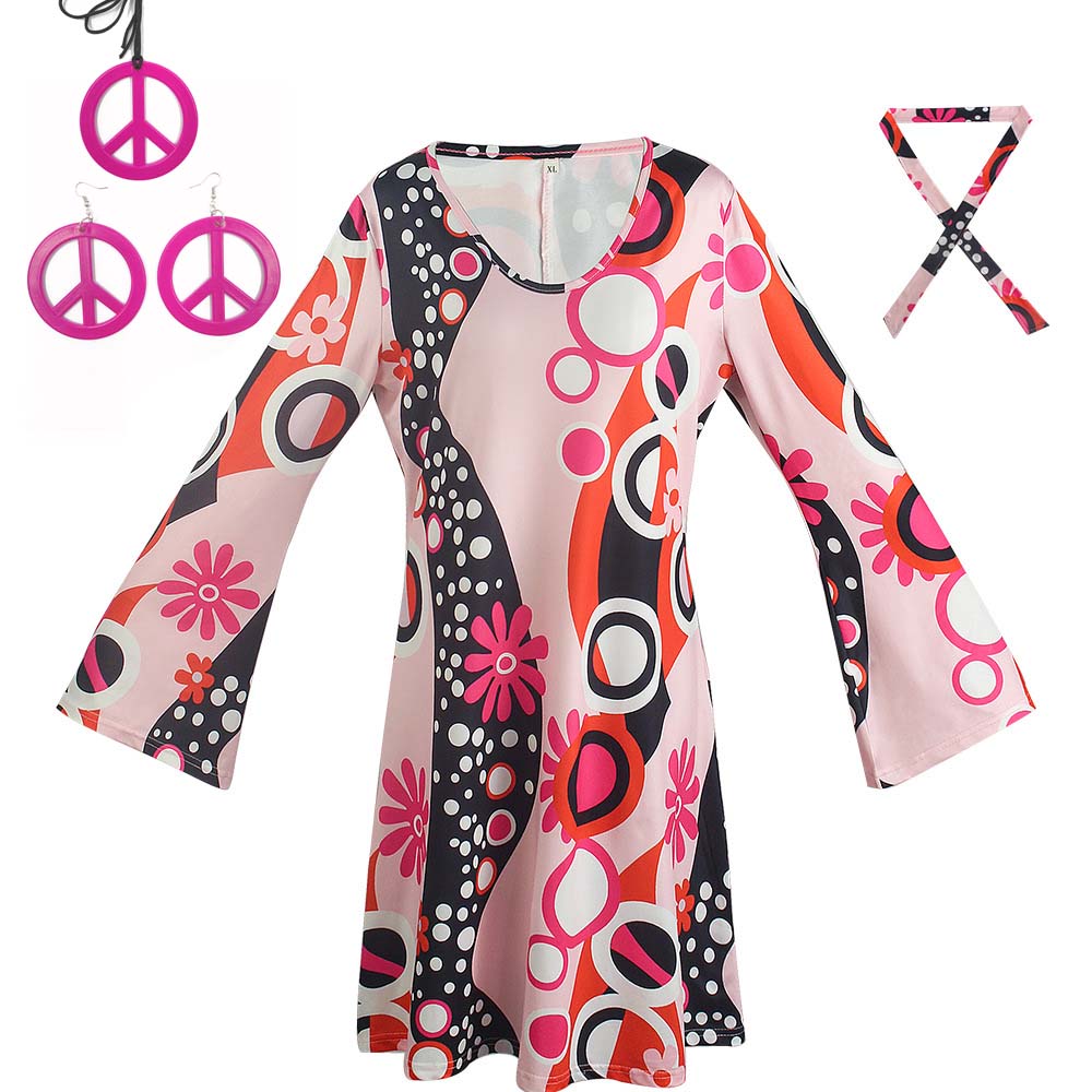 Halloween Retro 60s 70s Disco  - Women'S Accessories In The 70S 评论和价格