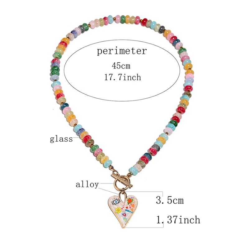 Cute Women Handmade Colored Gl - Women Accessories Drawing 评论和价格