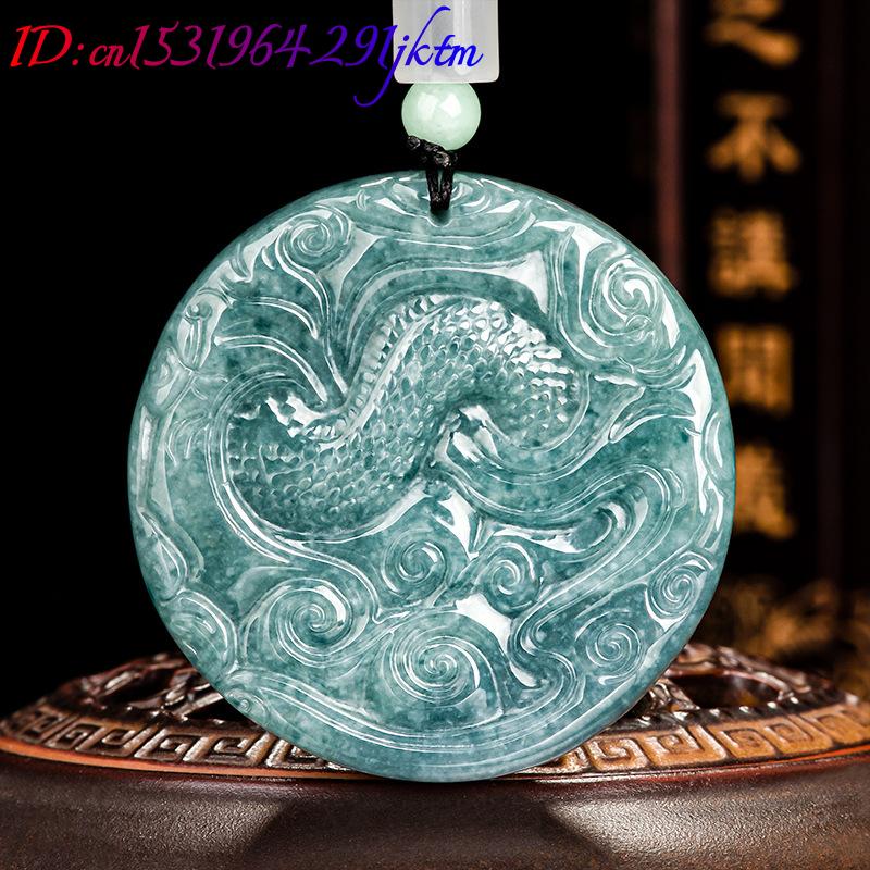 Burmese Jadeite Dragon Pendant - Woman Accessory 评论和价格
