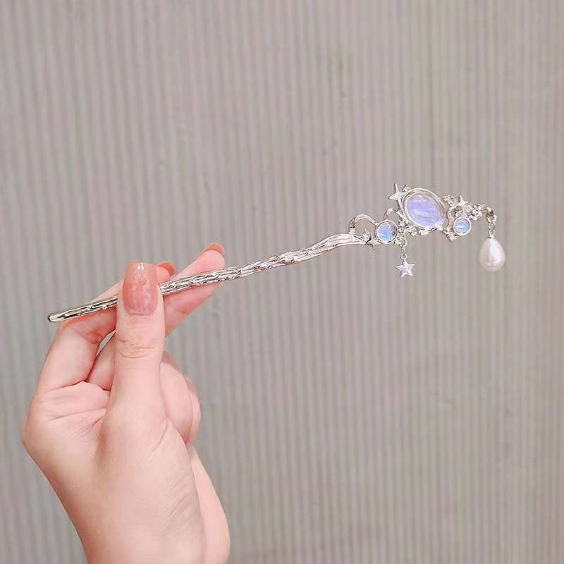 Moonstone Hairpin with Star &  - Women Accessories Wholesale 评论和价格