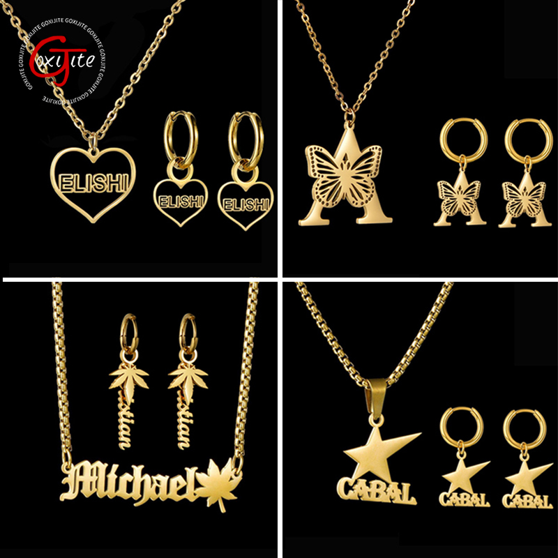 Goxijite Customized Name Earri - Women Accessories Name 评论和价格