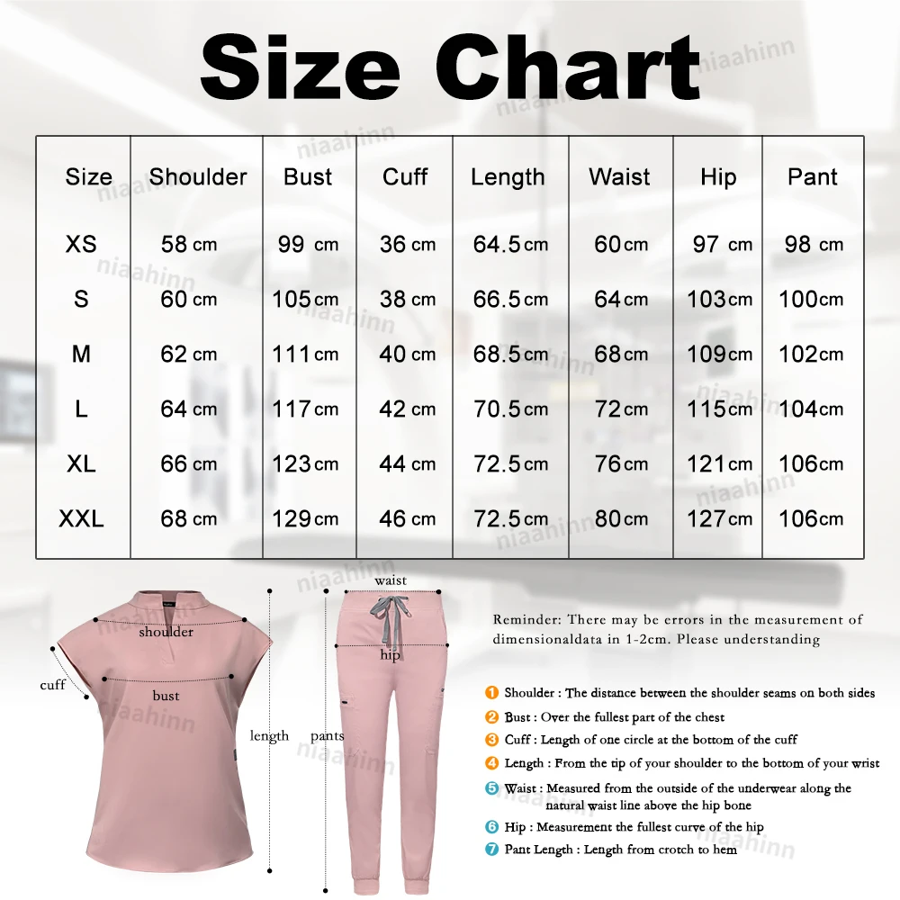 Customized Logo Scrub Uniform  - Women Accessories Logo 评论和价格
