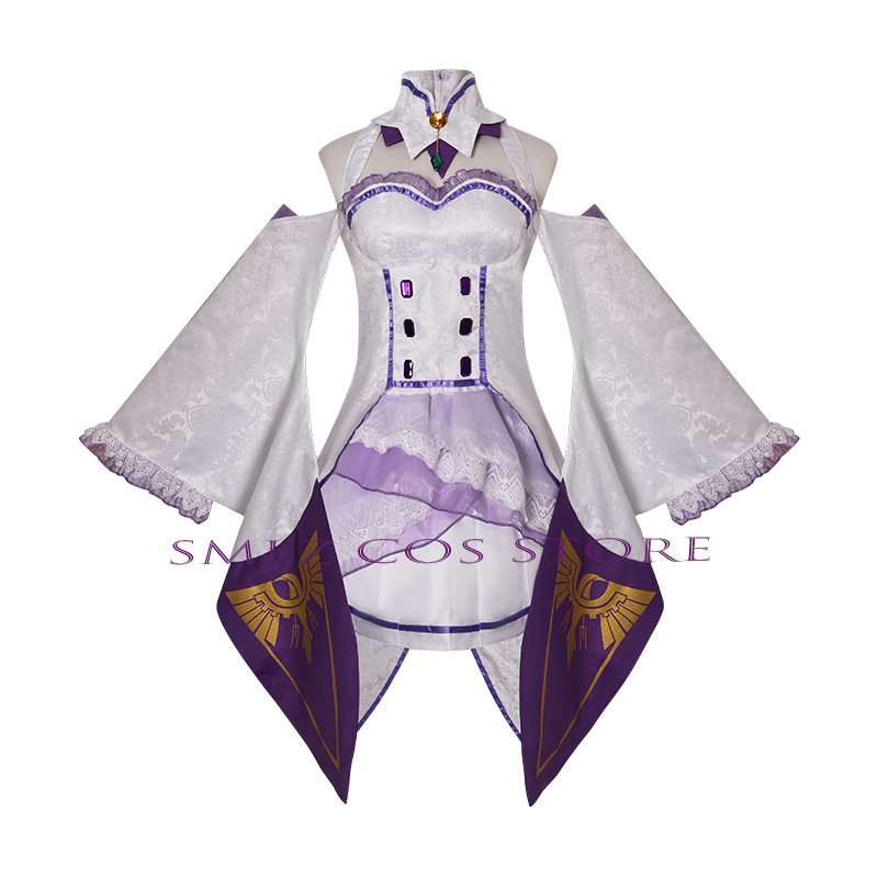 Emilia Cosplay Anime Re Zero K - Women'S Anime Accessories 评论和价格