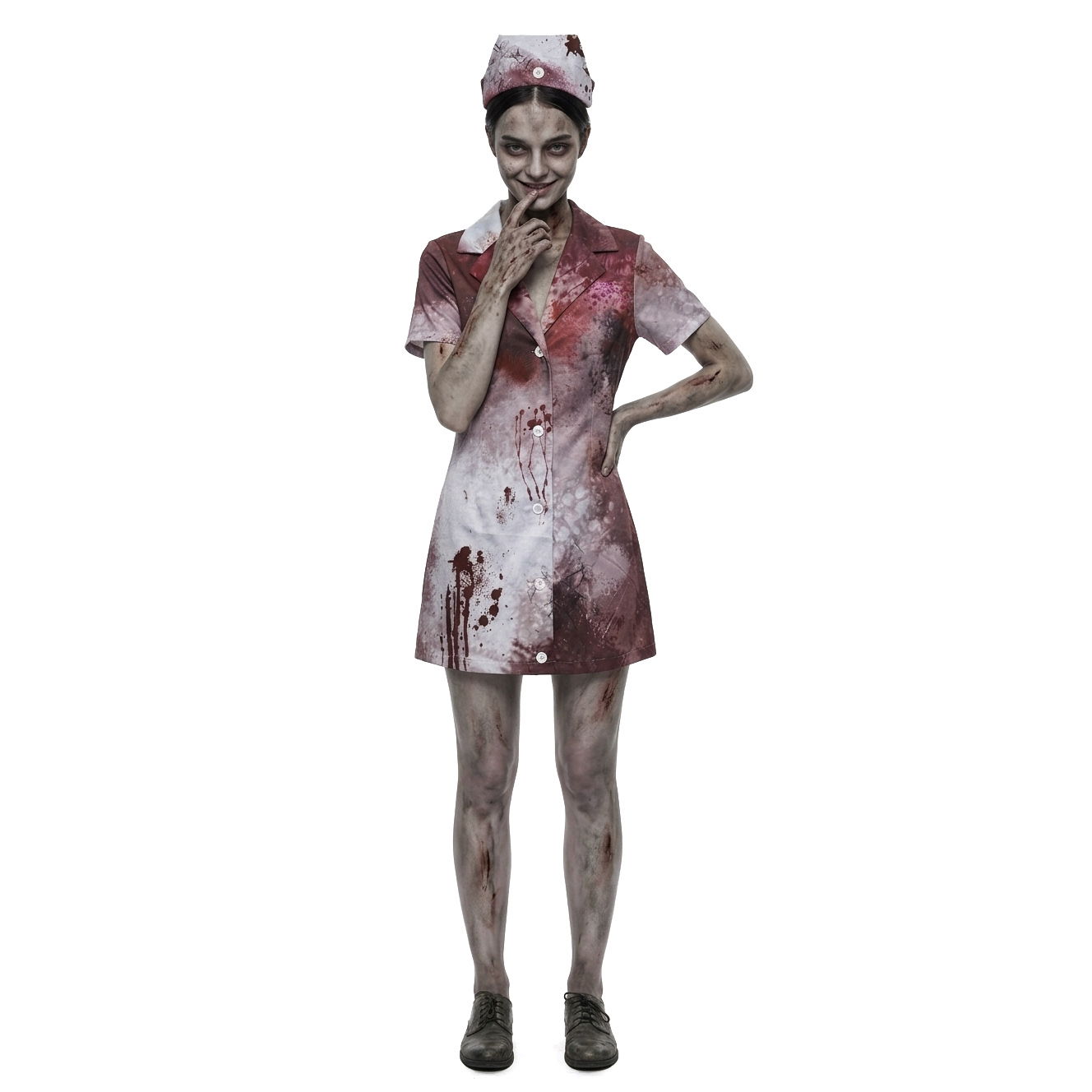 Bloody Tattered Zombie Nurse C - Women'S Vacation Accessories 评论和价格