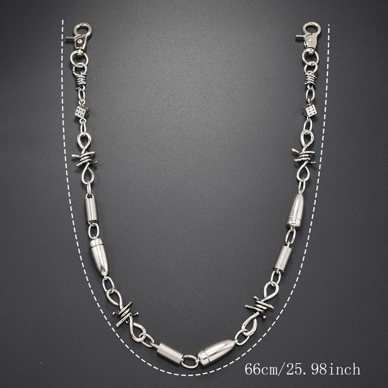 Men's Hip Hop Rock Thorn Spike - Women Accessories Pk 评论和价格