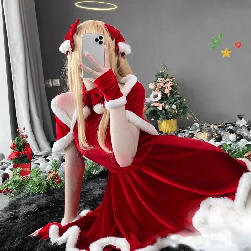 Christmas Cosplay Costume Dres - Women'S Vacation Accessories 评论和价格