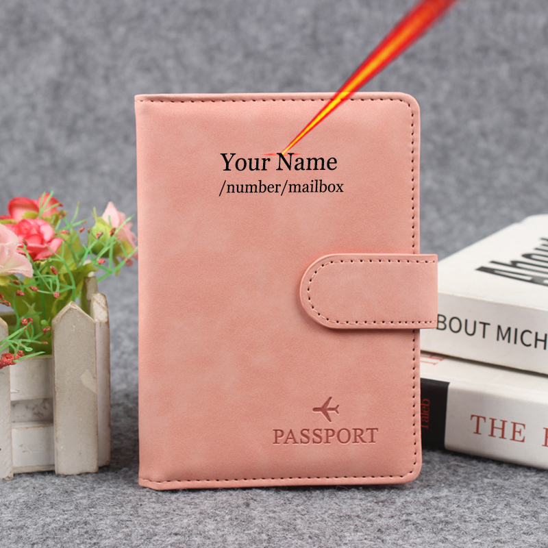 Magnetic Button Passport Cover - Women Accessories Name 评论和价格