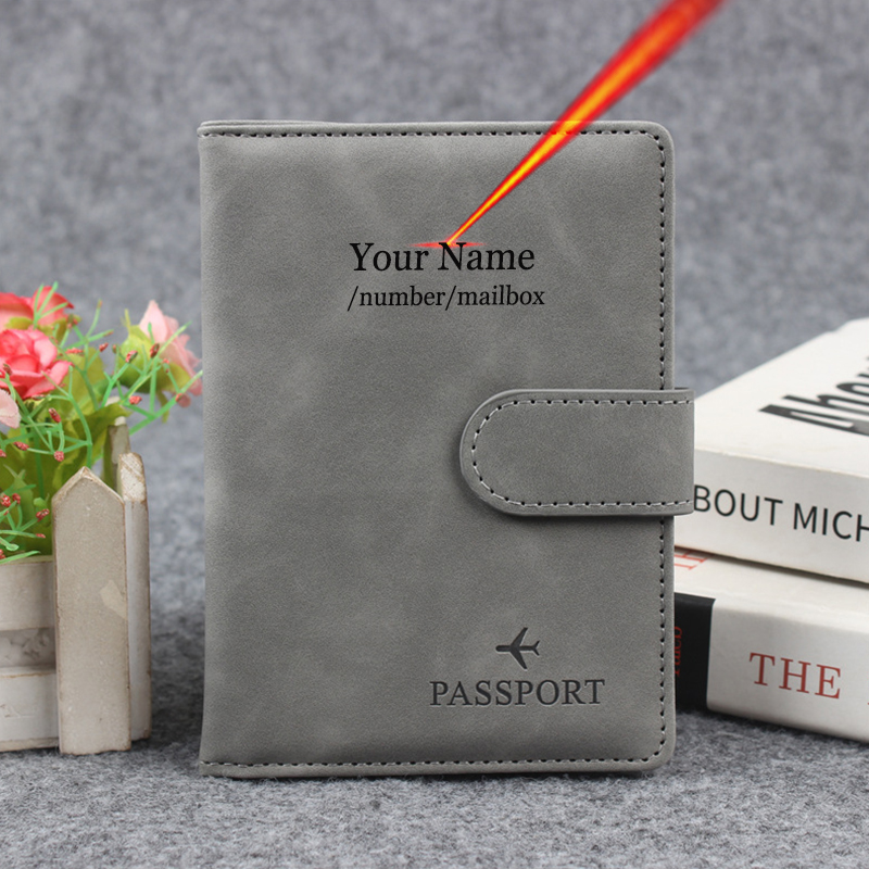 Magnetic Button Passport Cover - Women Accessories Name 评论和价格