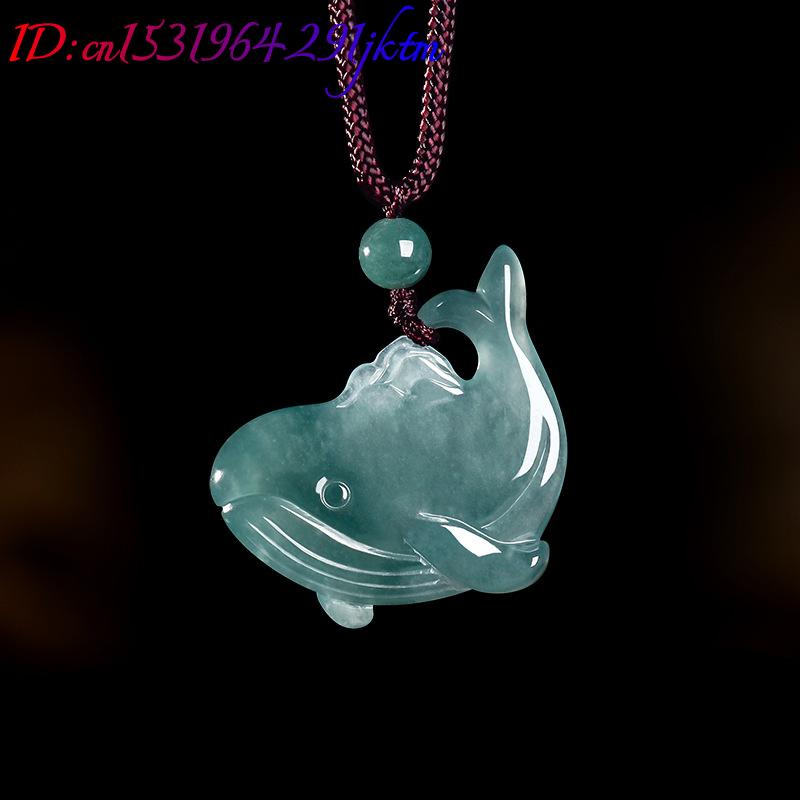 Natural Burmese Jadeite Whale  - Woman Accessory 评论和价格
