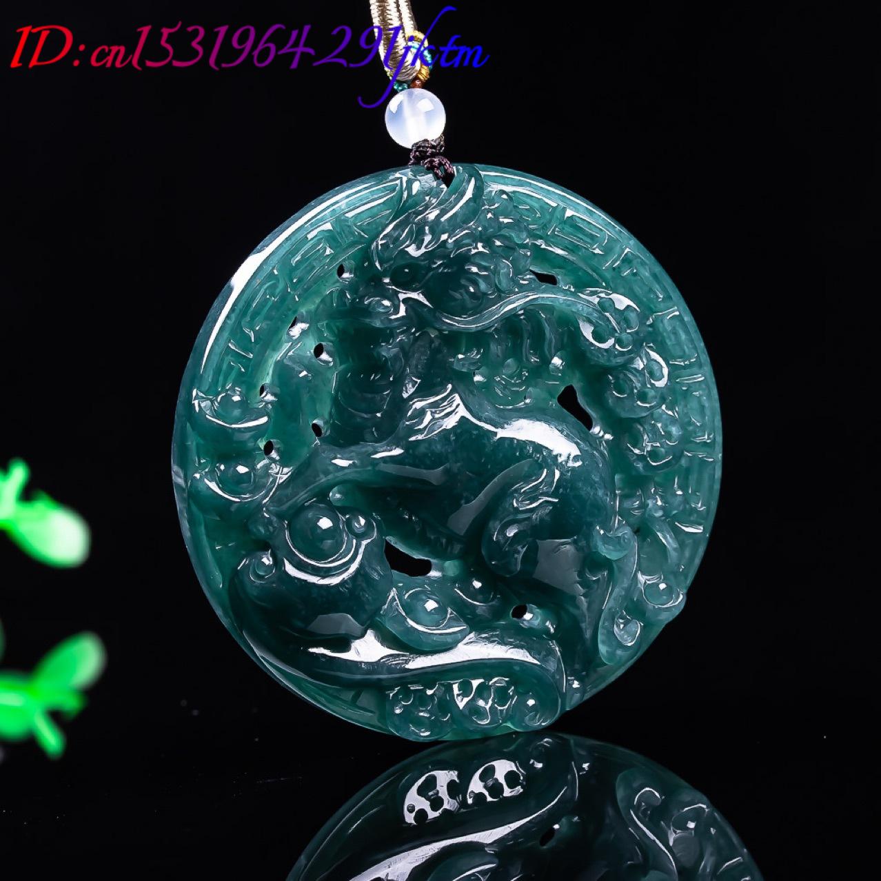 Burmese Jadeite Dragon Pendant - Woman Accessory 评论和价格