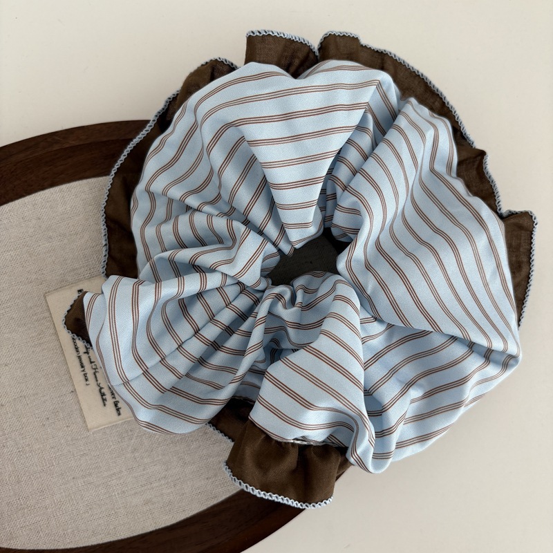 Super beautiful brown and blue - Hair Tie Velvet 评论和价格