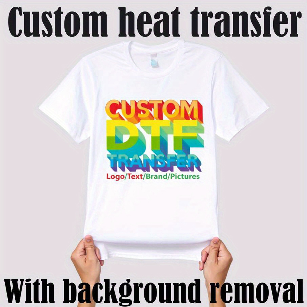 Custom DTF Logo Sticker Iron o - Women Accessories Logo 评论和价格