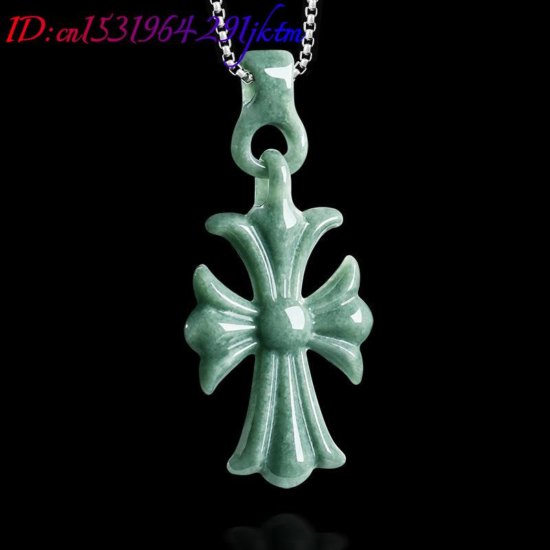 Natural Burmese Jadeite Cross  - Woman Accessory 评论和价格