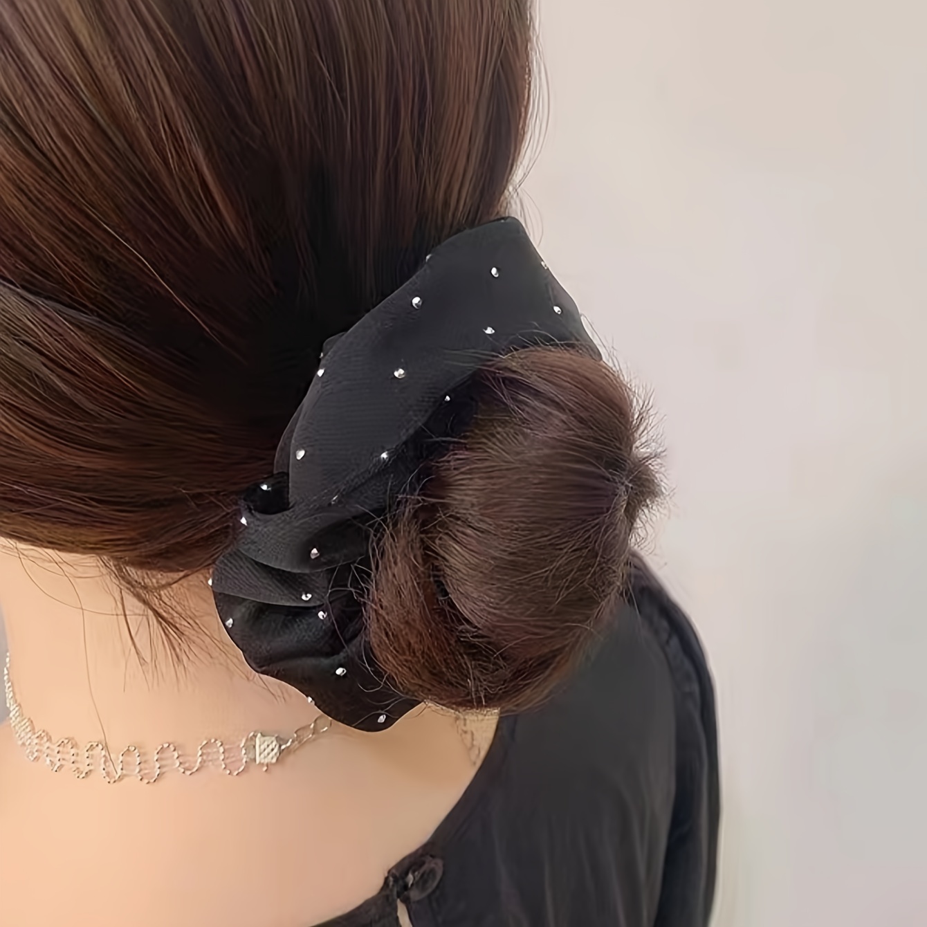 1/3PCS Satin Scrunchies With R - Hair Tie Velvet 评论和价格