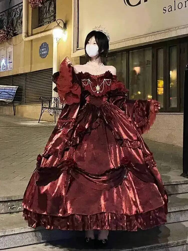 Beauty Princess Dress Red Loli - Women'S Vacation Accessories 评论和价格