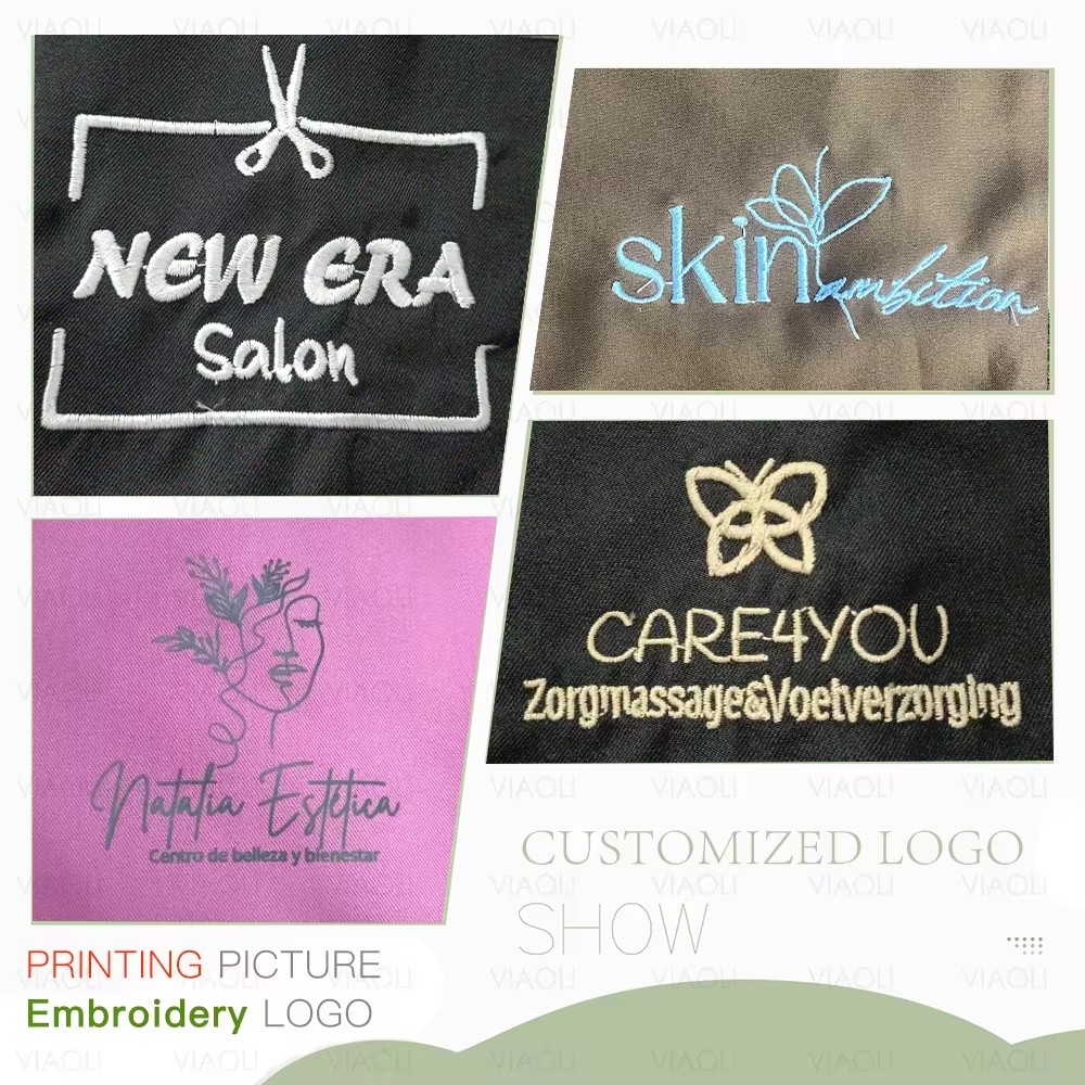 Women Slim Fit Scrubs Top Cust - Women Accessories Logo 评论和价格