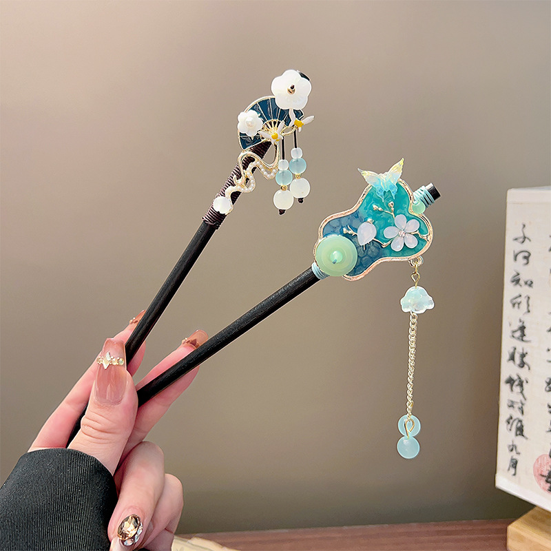 Classic Tassel Hair Stick Blac - Women Accessories Wholesale 评论和价格