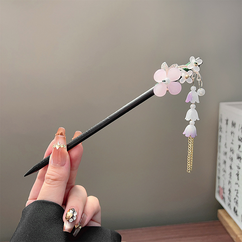 Classic Tassel Hair Stick Blac - Women Accessories Wholesale 评论和价格