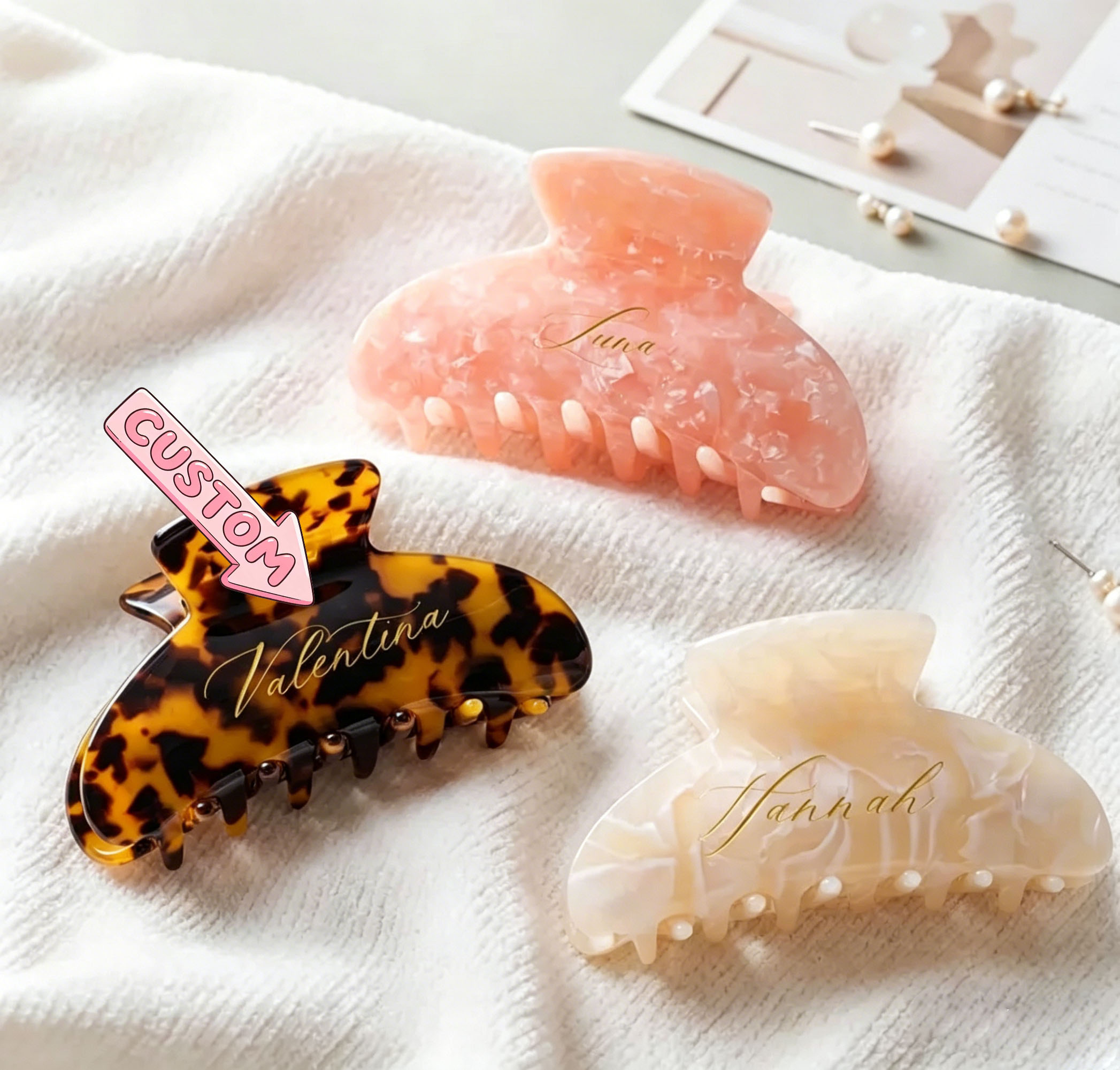 Personalized Leopard Print Hai - Women Accessories Name 评论和价格