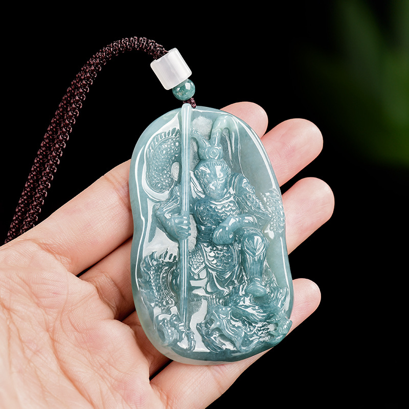 Burmese Jadeite Monkey King Pe - Woman Accessory 评论和价格